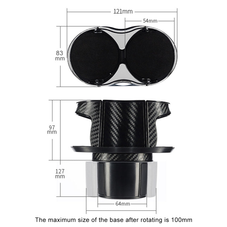 Multi-functional Car Base Adjustable Cup Holder Drink Holder