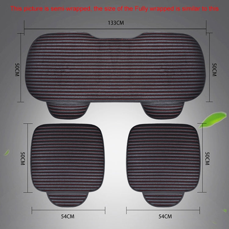 3 in 1 Car Seat Cushion Free Binding All Inclusive Seat Mat Set, All Inclusive (Black), All Inclusive (Coffee), All Inclusive (Grey), All Inclusive (Blue), All Inclusive (Beige), All Inclusive (Red)