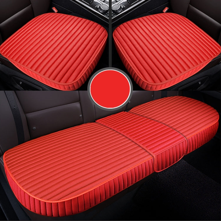 3 in 1 Car Seat Cushion Free Binding All Inclusive Seat Mat Set, All Inclusive (Black), All Inclusive (Coffee), All Inclusive (Grey), All Inclusive (Blue), All Inclusive (Beige), All Inclusive (Red)
