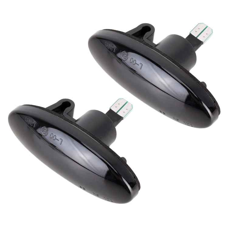 2 PCS DC12V / 3W Car LED Dynamic Blinker Side Lights Flowing Water Turn Signal Light for Nissan, Amber Light