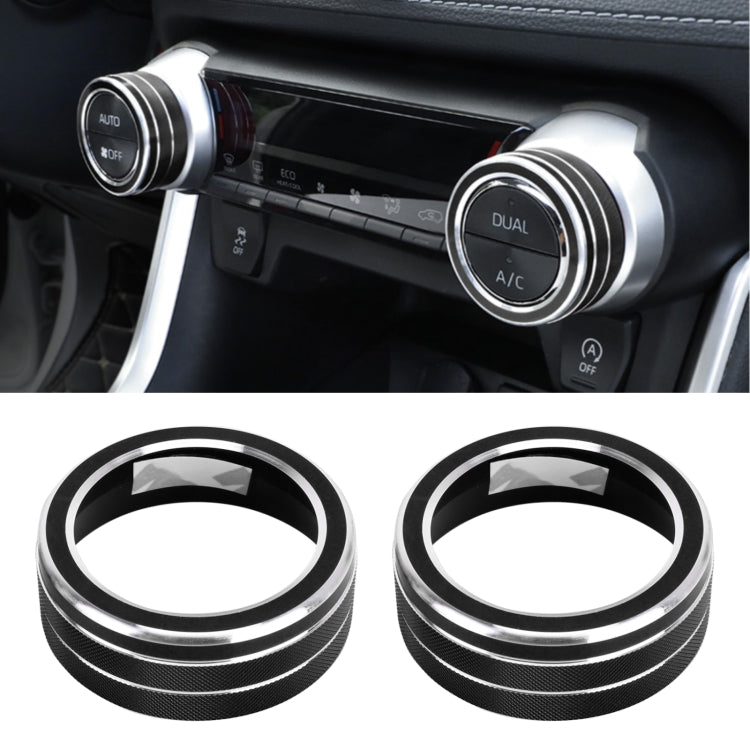 2 PCS Car Aluminum Alloy Air Conditioner Knob Case for Toyota RAV4 / Wildlander, For Toyota RAV4 / Wildlander (Red), For Toyota RAV4 / Wildlander (Black), For Toyota RAV4 / Wildlander (Blue)