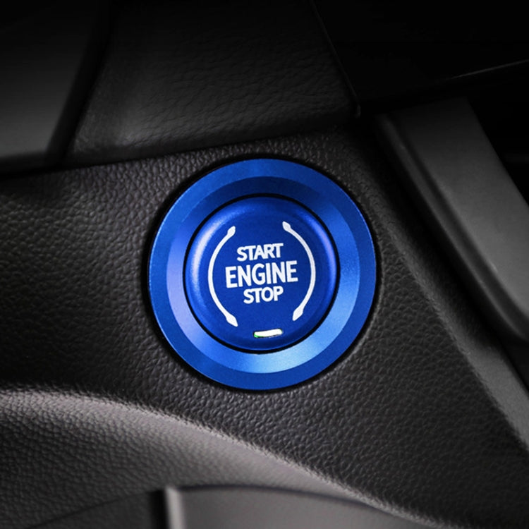 Car Engine Start Key Push Button Ring Trim Metal Sticker Decoration for Cadillac CT5 CT4 XT4 XT6 / Chevrolet Silverado, For Cadillac CT5