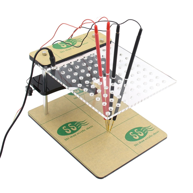 Car LED BDM Frame Holder BDM ECU Brush Test Stand with 4 Probe Pens, BDM ECU Brush Test Stand