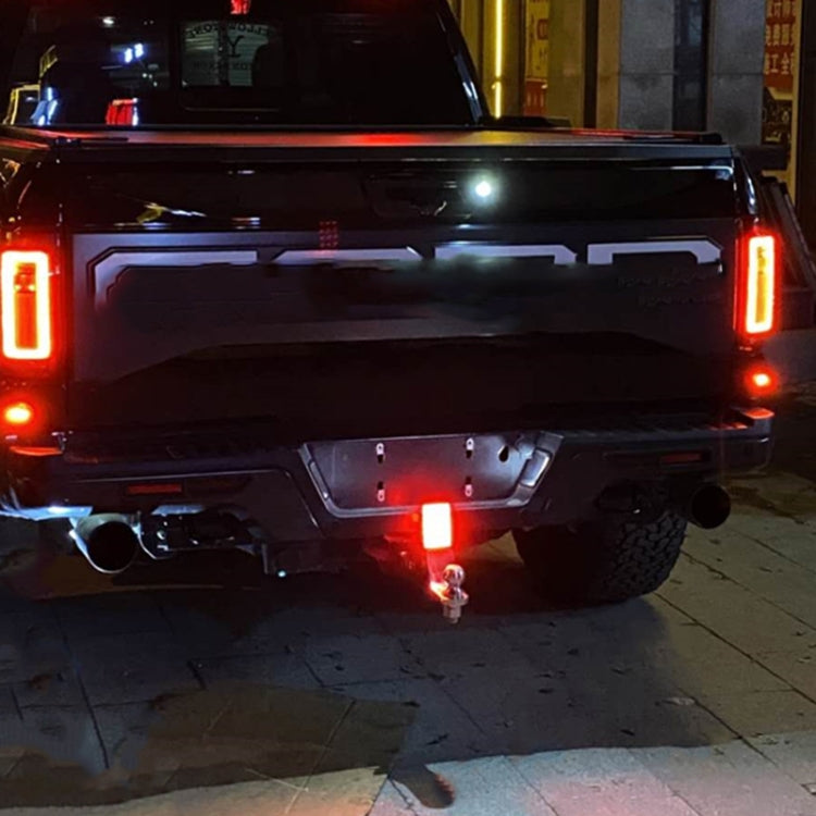 DC12V 1W Car Square Highlight Brake Lights Reversing Light with 15LEDs SMD-3528, Square (Transparent), Square (Black), Square (Red)