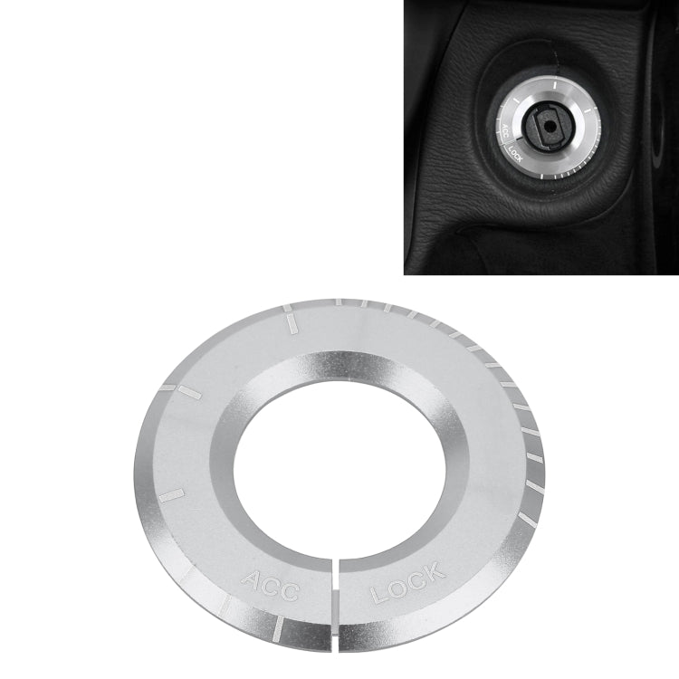 For Mercedes-Benz Metal Ignition Key Ring, Diameter: 4.8cm, For Mercedes-Benz (Blue), For Mercedes-Benz (Red), For Mercedes-Benz (Silver)