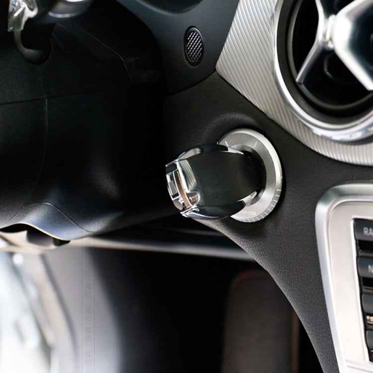 For Mercedes-Benz Metal Ignition Key Ring, Diameter: 4.8cm