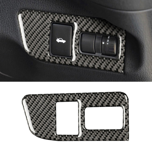 Car Carbon Fiber Trunk Switch Decorative Sticker for Subaru BRZ / Toyota 86 2013-2017, Right Drive, Trunk Switch, Right Drive