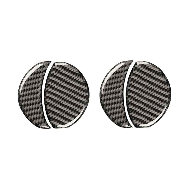 Car Carbon Fiber Central Control Air Outlet Decorative Sticker for Subaru BRZ / Toyota 86 2013-2020, Left and Right Drive Universal