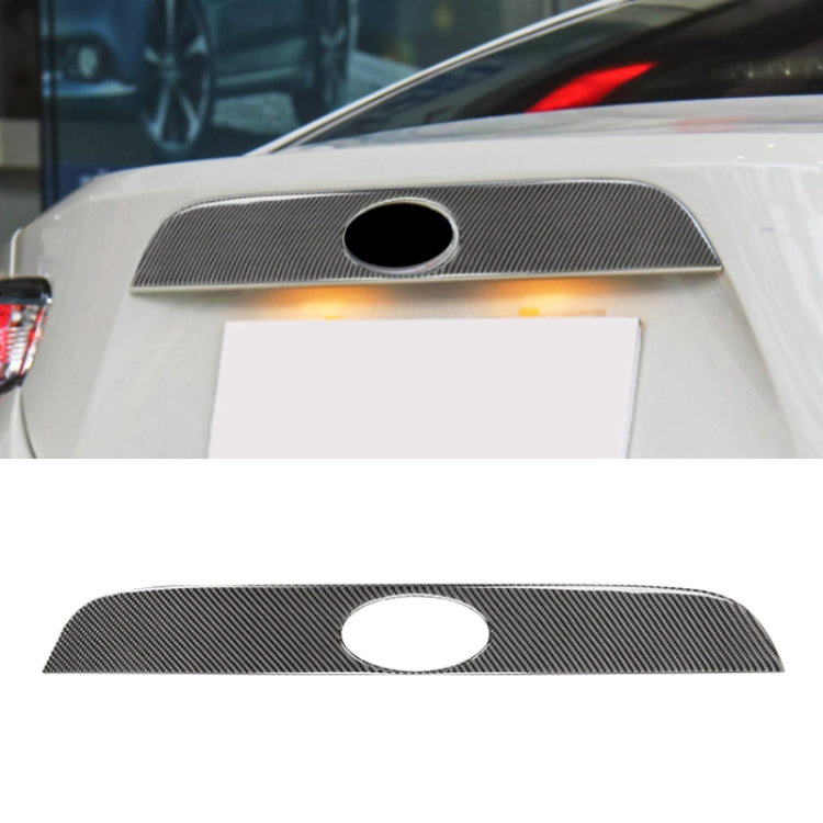 Car Carbon Fiber Rear Logo Decorative Strip for Subaru BRZ / Toyota 86 2013-2020, Left and Right Drive Universal, Rear Logo