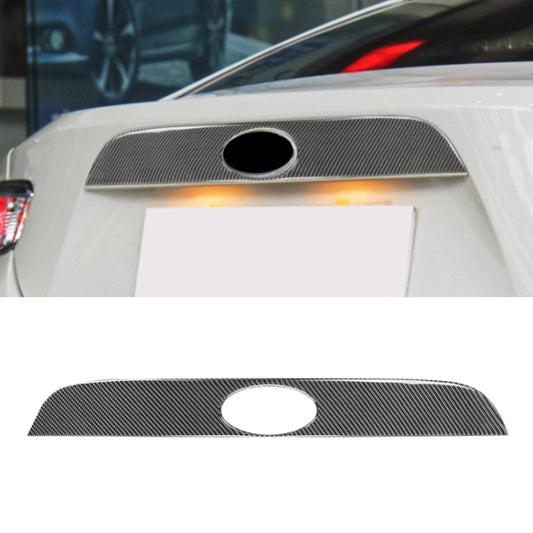 Car Carbon Fiber Rear Logo Decorative Strip for Subaru BRZ / Toyota 86 2013-2020, Left and Right Drive Universal, Rear Logo