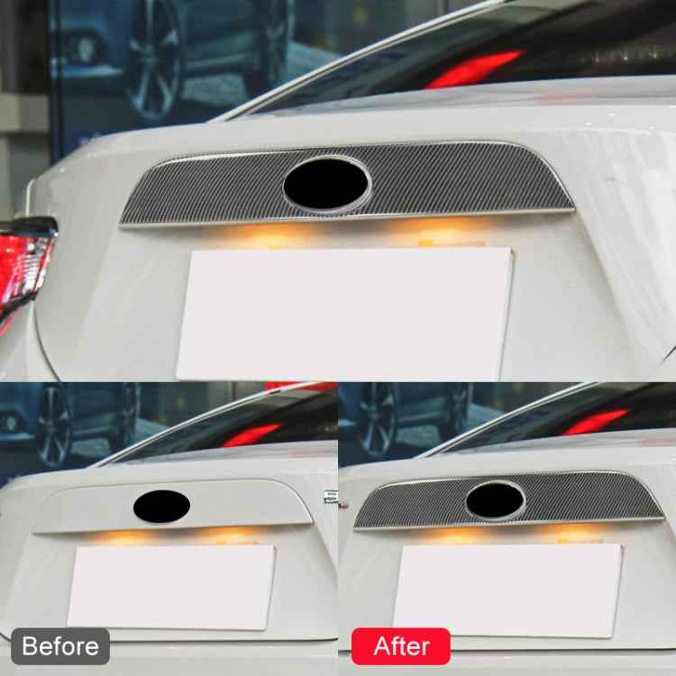 Car Carbon Fiber Rear Logo Decorative Strip for Subaru BRZ / Toyota 86 2013-2020, Left and Right Drive Universal