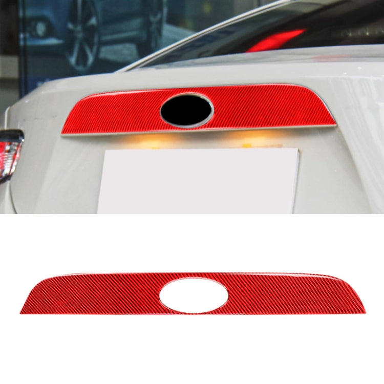Car Carbon Fiber Rear Logo Decorative Strip for Subaru BRZ / Toyota 86 2013-2020, Left and Right Drive Universal, Rear Logo