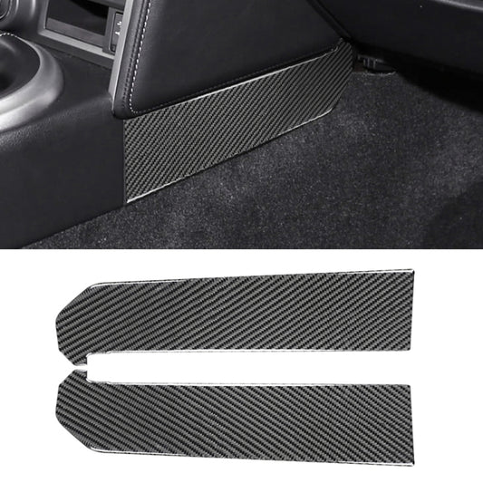 Car Carbon Fiber Central Control Side Gear Position Decorative Sticker for Subaru BRZ / Toyota 86 2013-2020, Left and Right Drive Universal, Side Gear Position