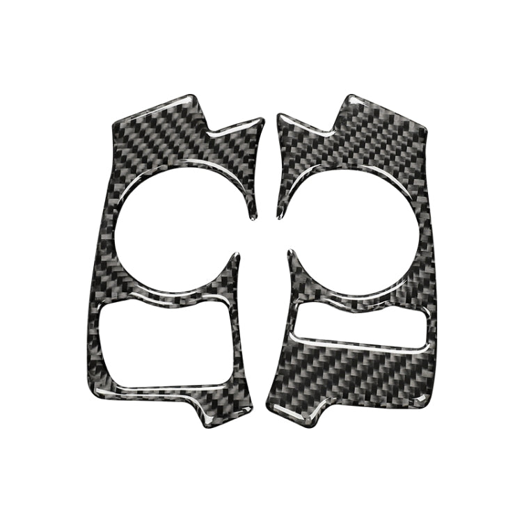 Car Carbon Fiber Steering Wheel Button Decorative Sticker for Lexus IS250 NX200 200t 300h 13-, Left Drive C Style, Steering Wheel Button C Style