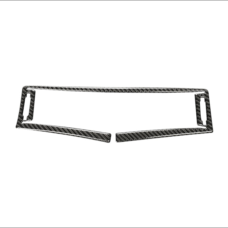 Car Carbon Fiber Central Control Air Outlet Decorative Sticker for Lexus IS250 2013-, Left Drive