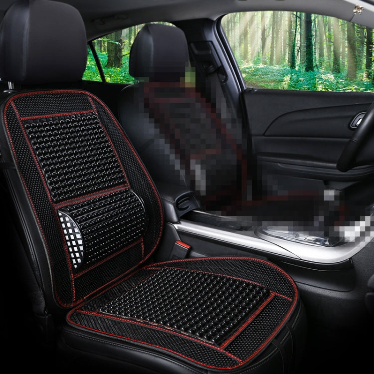 Housses de siège auto été Cool imitation perles de bois Ventilation Coussin de siège respirant