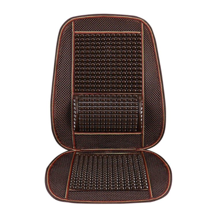 Housses de siège auto été Cool imitation perles de bois Ventilation Coussin de siège respirant