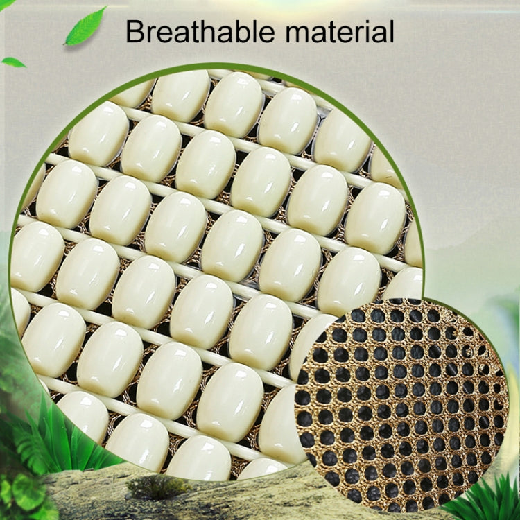 Housses de siège auto été Cool imitation perles de bois Ventilation Coussin de siège respirant