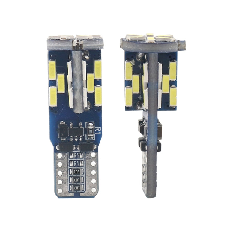 10 PCS T10 DC12V / 3W / 6000K / 180LM Car Canbus Decoding LED Clearance Lights with 30LEDs SMD-4041 Lamp Beads