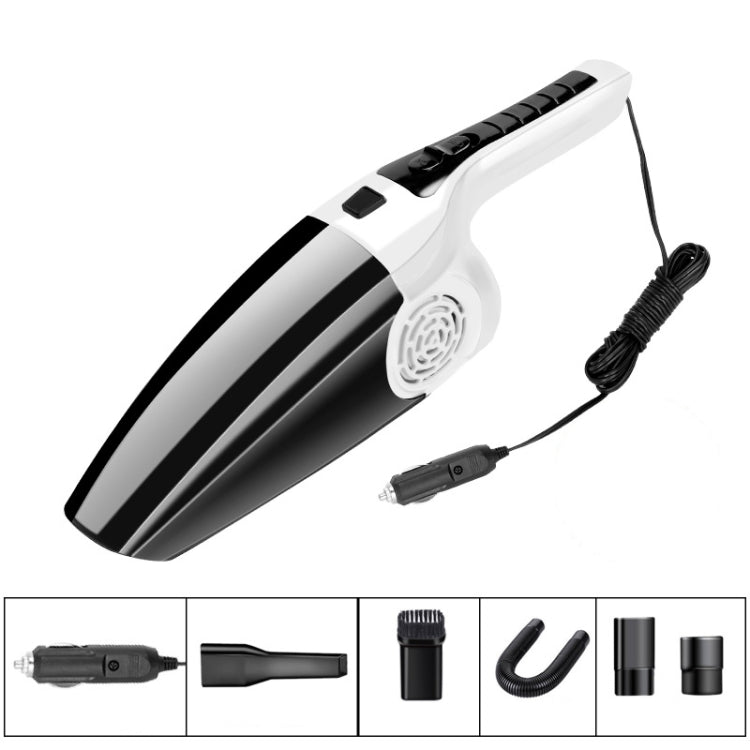 Eighth Generation Car Vacuum Cleaner 120W Wet and Dry Dual-use Strong Suction, Eighth (White), Eighth (Black), Eighth (Orange)