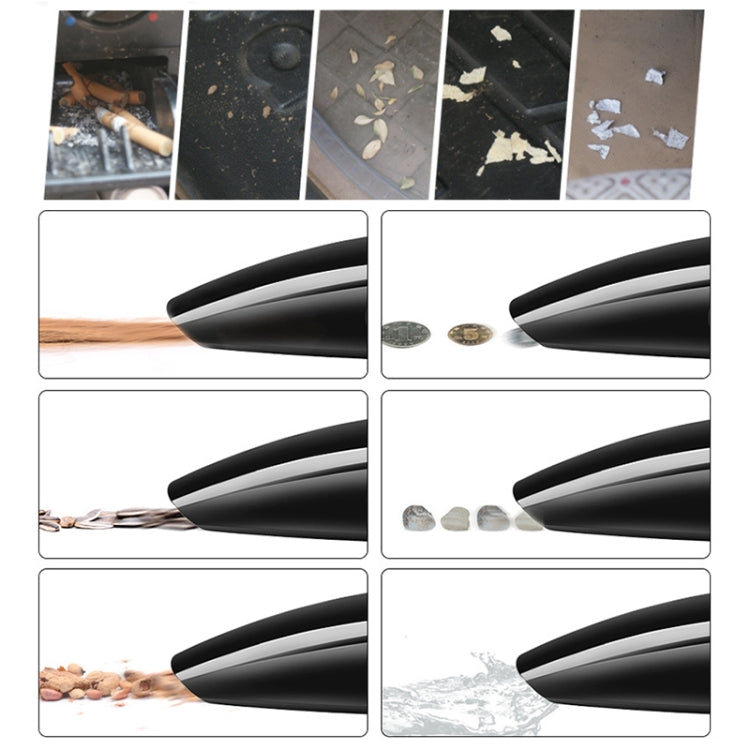 Eighth Generation Car Vacuum Cleaner 120W Wet and Dry Dual-use Strong Suction, Eighth (Black), Eighth (Orange), Eighth (White)