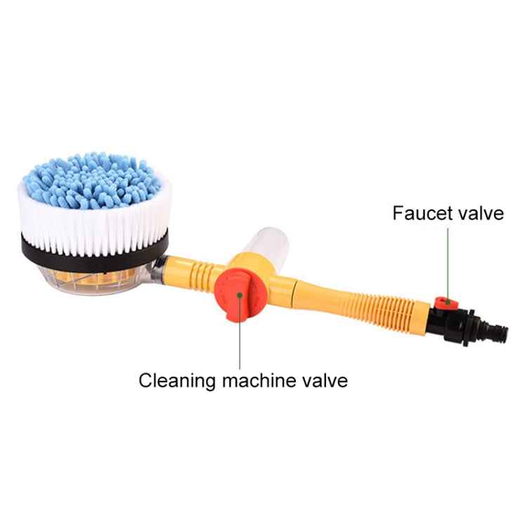 Car Cleaning Tools Chenille Automatic Rotating Car Wash Brush, Style: Water Brush + 5m Water Pipe