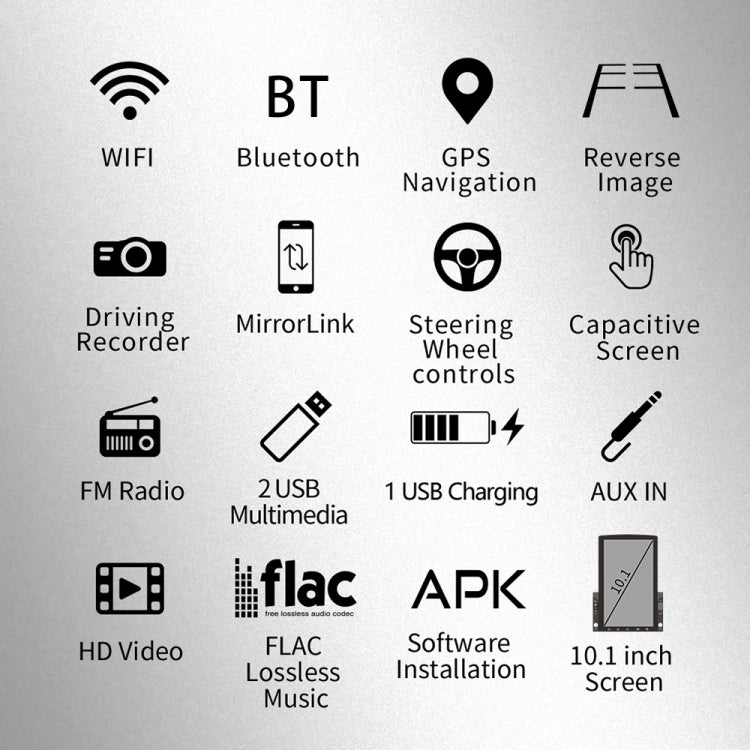 D110 Car Android Navigation Machine Support Mobile Phone Interconnection / Steering Wheel Control