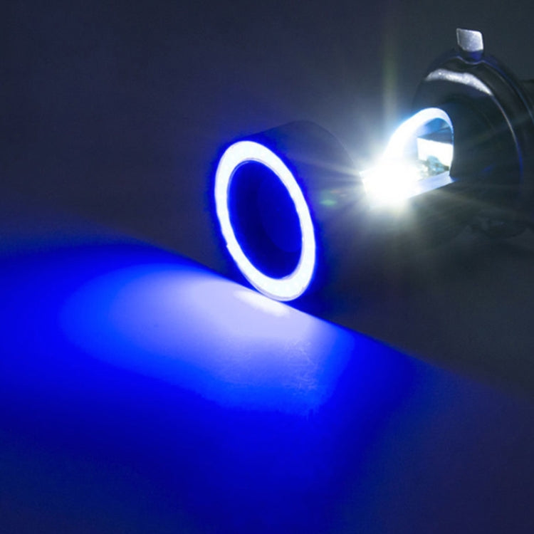 H4 DC12-80V / 20W / 6000K / 2000LM Motorcycle Headlight with Angel Eyes, H4 (Blue), H4 (Red)