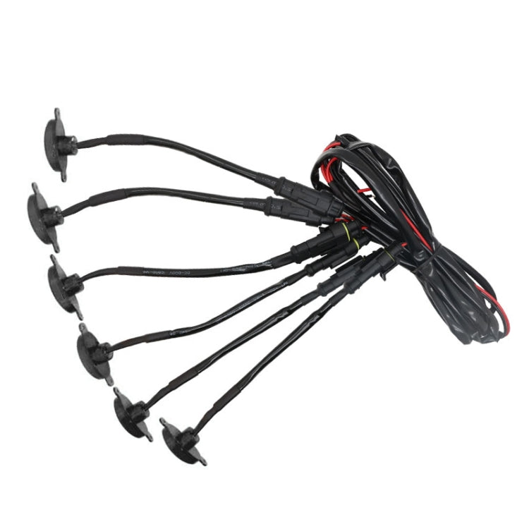 DC12V / 6W 6 in 1 Front Grille Warning Light for Ford Raptor F150 2017-2019, 6 in 1, 6 in 1 (Yellow)