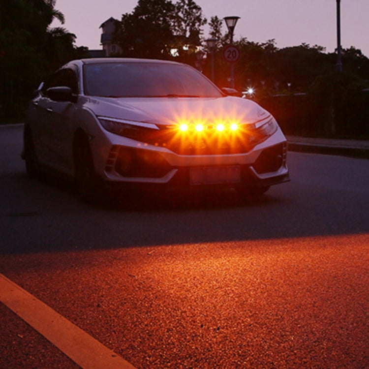 DC12V / 6W 6 in 1 Front Grille Warning Light for Ford Raptor F150 2017-2019, 6 in 1, 6 in 1 (Yellow)