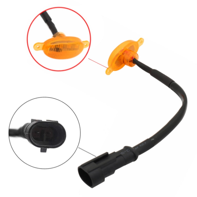 DC12V / 6W 4 in 1 Front Grille Warning Light for Ford Raptor F150 2017-2019, 4 in 1 (Yellow), 4 in 1