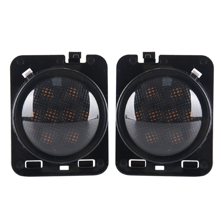 2 PCS 8W DC 12V Car SUV Refit LEDWheel Eyebrow Turn Signal for Jeep Wrangler JK 07-17, Specification: Butt Assembly Without Aperture, Specification: Butt Assembly Without Aperture