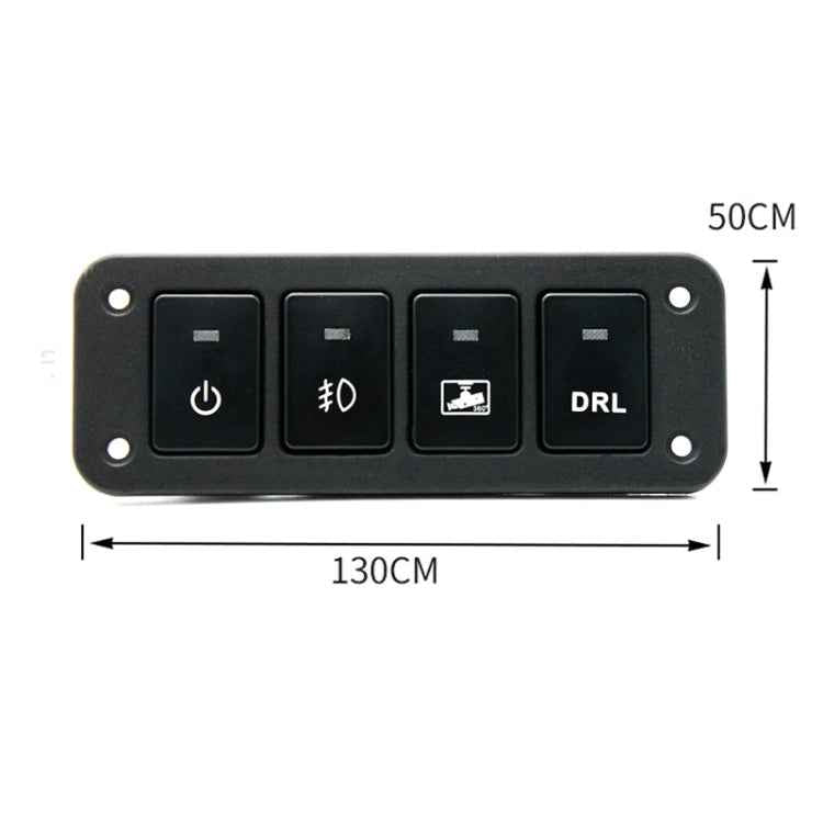 12-24V Car Modified 4-position Switch Panel for Toyota
