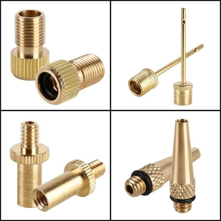 16 in 1 B Inflator Adapter French Mouth / US Mouth / UK Mouth Inflation Needle Adapter