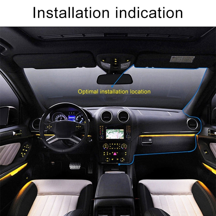 2.2 inch Car 480P Single Recording Shield Driving Recorder DVR Support Parking Monitoring / Loop Recording (Black)