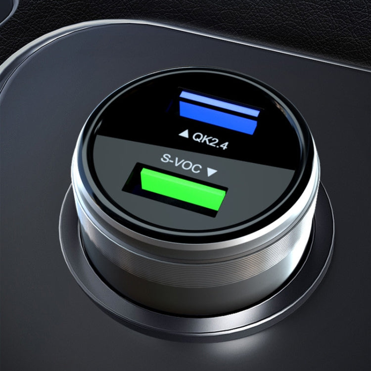 Dual USB 66W Car Flash Charger for OPPO / Huawei