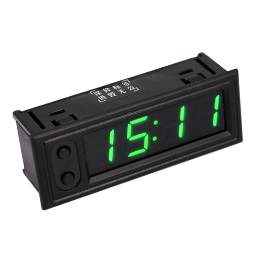 3 in 1 Car High-precision Electronic LED Luminous Clock + Thermometer + Voltmeter, 3 in 1 Green, 3 in 1 Blue, 3 in 1 Red