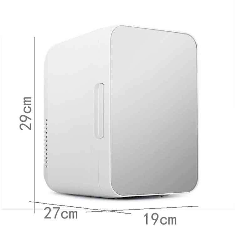 8L 37-48W Tempered Glass Panel Car / Home Mini Refrigerator US Plug