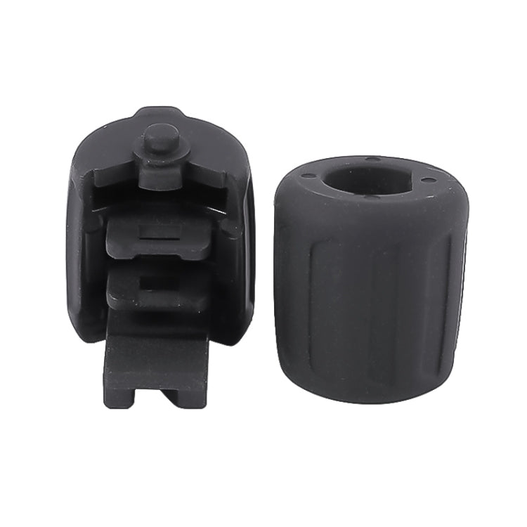 2 PCS Car Multi-functional Steering Wheel Rubber Button for BMW F10 / F07 / F02, Left and Right Drive Universal