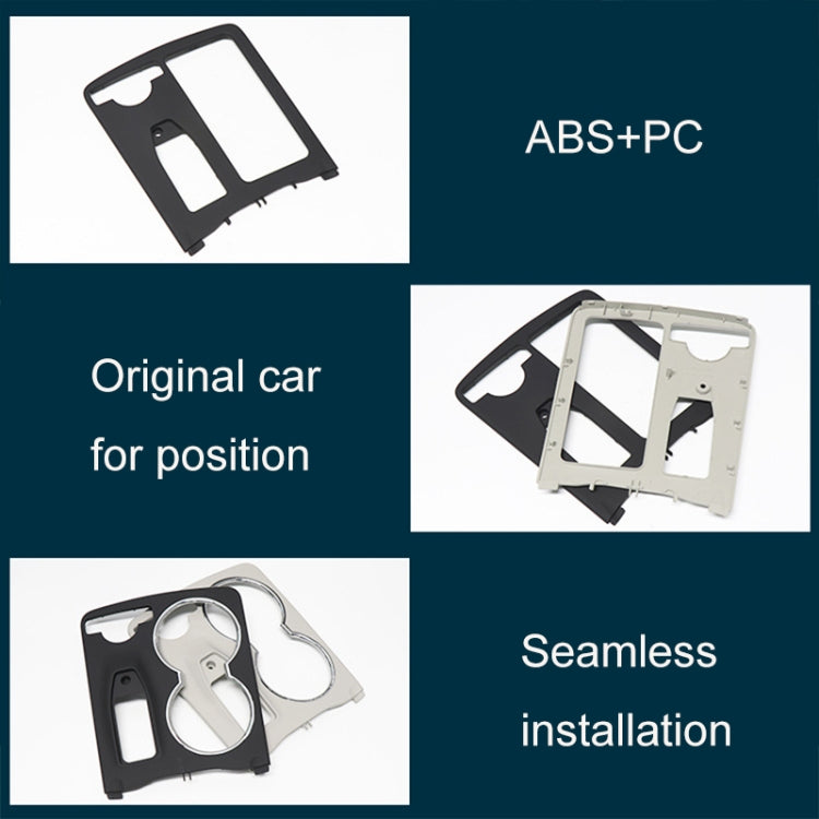 Car Central Control Storage Box Square Cover 2046800107 for Mercedes-Benz C-Class W204 2007-2014, Left Driving, Square (Beige), Square (Black), Square (Grey)