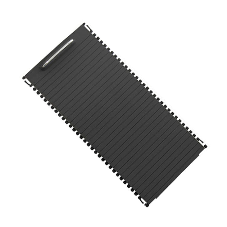 Car Water Cup Holder Roller Blind Zipper Storage Box Trim for Mercedes-Benz W204 / W212 2008-2015, For Mercedes-Benz (Beige), For Mercedes-Benz (Black), For Mercedes-Benz (Grey)