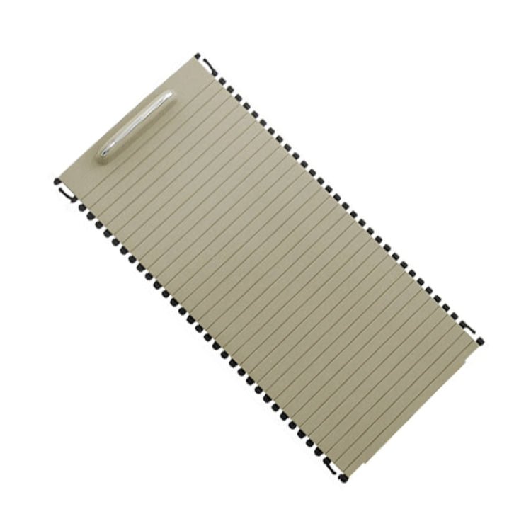 Car Water Cup Holder Roller Blind Zipper Storage Box Trim for Mercedes-Benz W204 / W212 2008-2015, For Mercedes-Benz (Beige), For Mercedes-Benz (Black), For Mercedes-Benz (Grey)