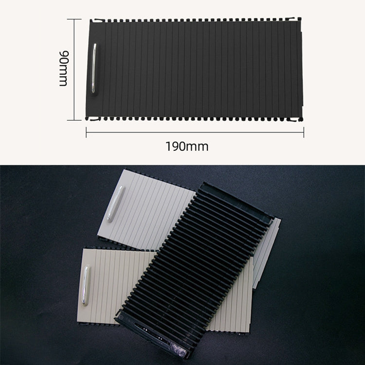 Car Water Cup Holder Roller Blind Zipper Storage Box Trim for Mercedes-Benz W204 / W212 2008-2015, For Mercedes-Benz (Beige), For Mercedes-Benz (Black), For Mercedes-Benz (Grey)