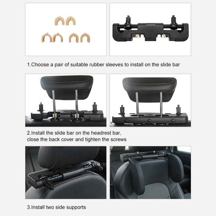 A02 Adjustable Car Auto U-shaped Memory Foam Neck Rest Cushion Seat Pillow