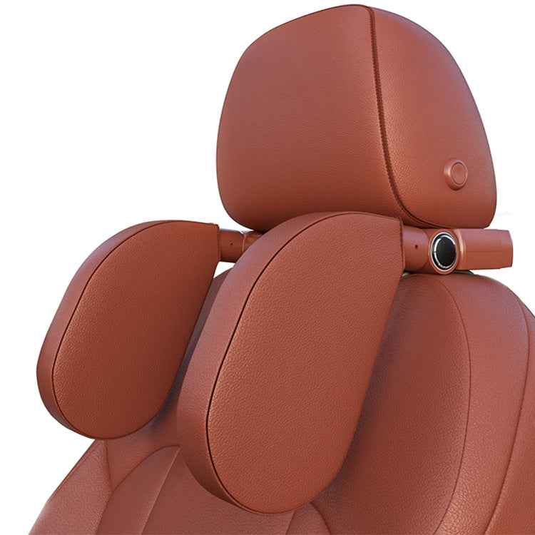 A05 Adjustable Car Auto U-shaped Memory Foam Neck Rest Cushion Seat Pillow with Hook & Mobile Phone Holder