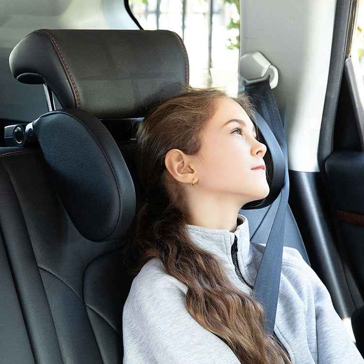 A05 Adjustable Car Auto U-shaped Memory Foam Neck Rest Cushion Seat Pillow with Hook & Mobile Phone Holder