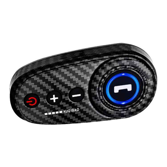 K10 Motorcycle Bluetooth Helmet Headset, Black Hard Pole Microphone