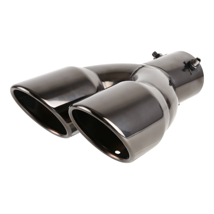 Universal Car Styling Stainless Steel Straight Exhaust Tail Muffler Tip Pipe, Inside Diameter: 6cm, Straight Inside Diameter: 6cm (Blue), Straight Inside Diameter: 6cm(Silver), Straight Inside Diameter: 6cm (Grey)