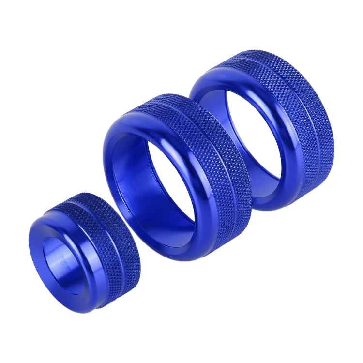 3 PCS Car Metal Air Conditioner Knob Case for BMW X1 / X2 / GT