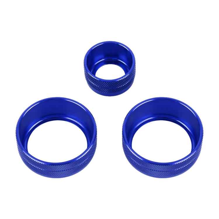 3 PCS Car Metal Air Conditioner Knob Case for BMW X1 / X2 / GT